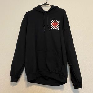 artist union clothing rose hoodie